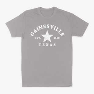 Gainesville Texas Star Classic Dad T-Shirt
