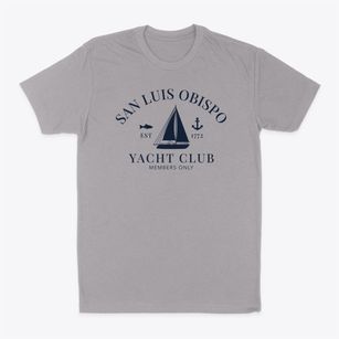 San Luis Obispo California Yacht Club Classic Dad T-Shirt
