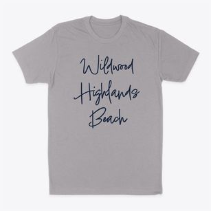 Wildwood Highlands Beach New Jersey Freestyle Classic Dad T-Shirt