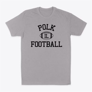 Polk Illinois Football Classic Dad T-Shirt