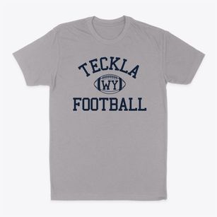 Teckla Wyoming Football Classic Dad T-Shirt