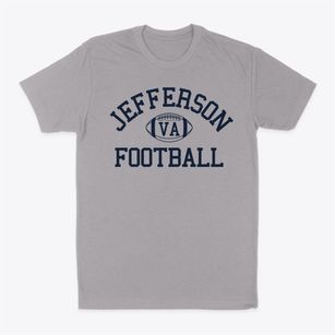 Jefferson Virginia Football Classic Dad T-Shirt