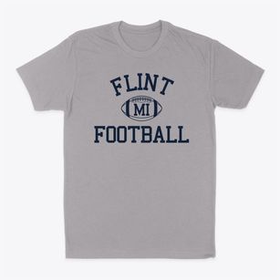 Flint Michigan Football Classic Dad T-Shirt