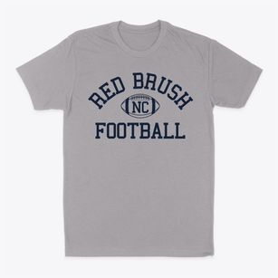 Red Brush North Carolina Football Classic Dad T-Shirt
