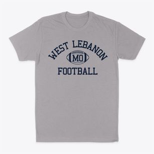 West Lebanon Missouri Football Classic Dad T-Shirt