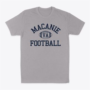 Macanie Virginia Football Classic Dad T-Shirt