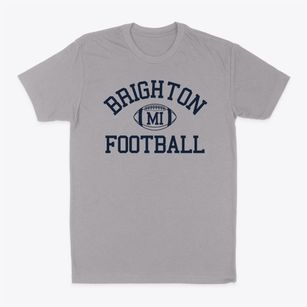 Brighton Michigan Football Classic Dad T-Shirt