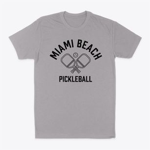 Miami Beach New Jersey Pickleball Classic Dad T-Shirt