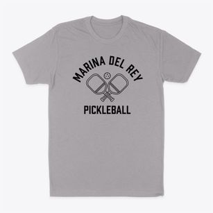 Marina Del Rey California Pickleball Classic Dad T-Shirt