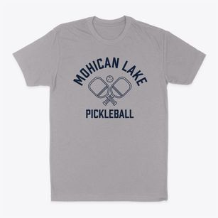 Mohican Lake New York Pickleball Classic Dad T-Shirt