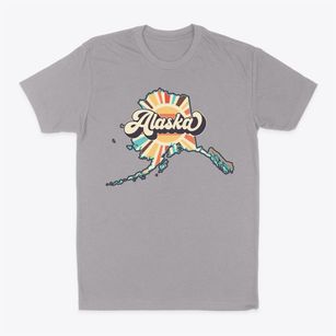  Alaska Retro Art Classic Dad T-Shirt