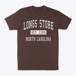 Longs Store North Carolina Classic Established Classic Dad T-Shirt