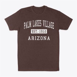 Palm Lakes Village Arizona Classic Established Classic Dad T-Shirt
