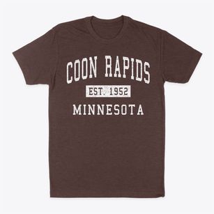 Coon Rapids Minnesota Classic Established Classic Dad T-Shirt