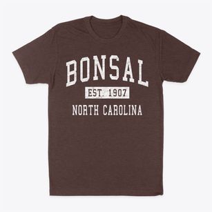 Bonsal North Carolina Classic Established Classic Dad T-Shirt