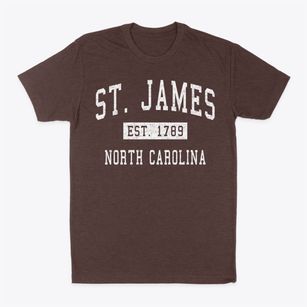 St. James North Carolina Classic Established Classic Dad T-Shirt