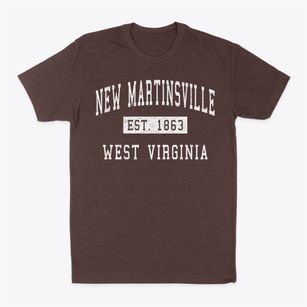 New Martinsville West Virginia Classic Established Classic Dad T-Shirt