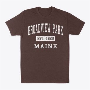 Broadview Park Maine Classic Established Classic Dad T-Shirt