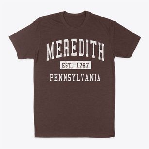 Meredith Pennsylvania Classic Established Classic Dad T-Shirt