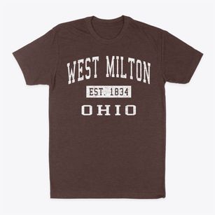 West Milton Ohio Classic Established Classic Dad T-Shirt