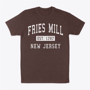 Fries Mill New Jersey Classic Established Classic Dad T-Shirt