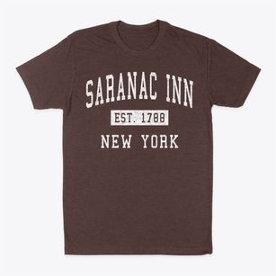 Saranac Inn New York Classic Established Classic Dad T-Shirt