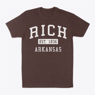 Rich Arkansas Classic Established Classic Dad T-Shirt