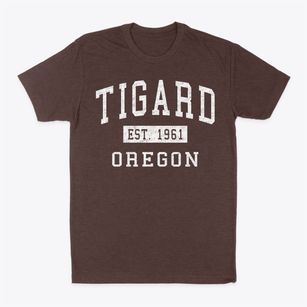 Tigard Oregon Classic Established Classic Dad T-Shirt