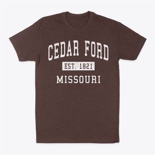Cedar Ford Missouri Classic Established Classic Dad T-Shirt