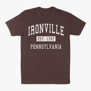Ironville Pennsylvania Classic Established Classic Dad T-Shirt