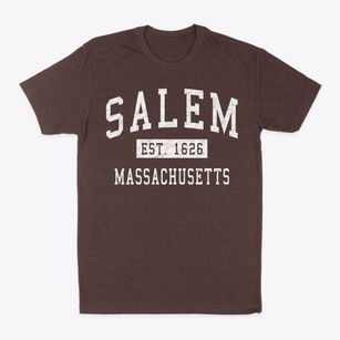 Salem Massachusetts Classic Established Classic Dad T-Shirt