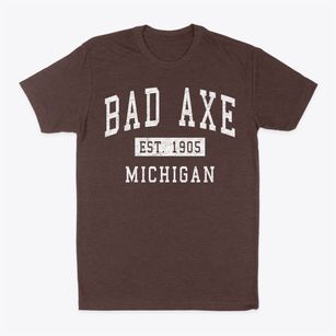 Bad Axe Michigan Classic Established Classic Dad T-Shirt