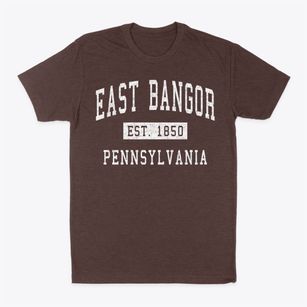East Bangor Pennsylvania Classic Established Classic Dad T-Shirt