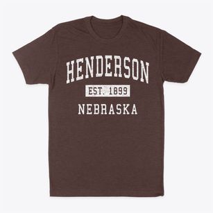 Henderson Nebraska Classic Established Classic Dad T-Shirt