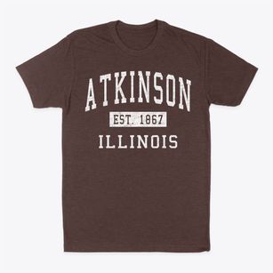 Atkinson Illinois Classic Established Classic Dad T-Shirt