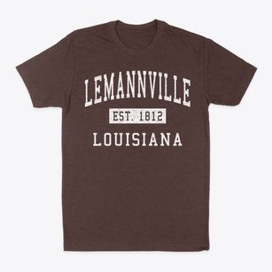 Lemannville Louisiana Classic Established Classic Dad T-Shirt