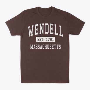 Wendell Massachusetts Classic Established Classic Dad T-Shirt