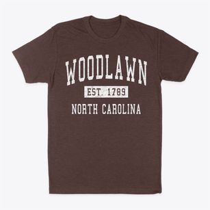 Woodlawn North Carolina Classic Established Classic Dad T-Shirt