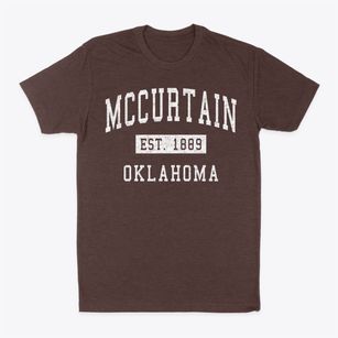 Mccurtain Oklahoma Classic Established Classic Dad T-Shirt