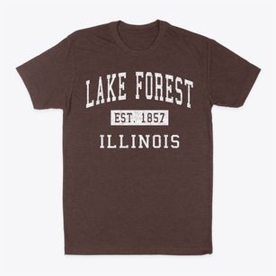Lake Forest Illinois Classic Established Classic Dad T-Shirt