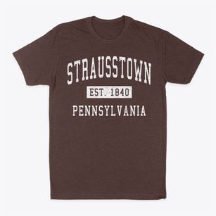 Strausstown Pennsylvania Classic Established Classic Dad T-Shirt