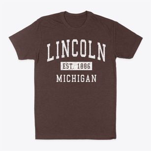 Lincoln Michigan Classic Established Classic Dad T-Shirt