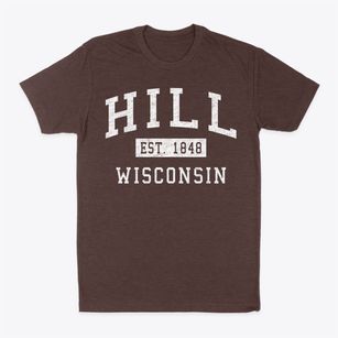 Hill Wisconsin Classic Established Classic Dad T-Shirt