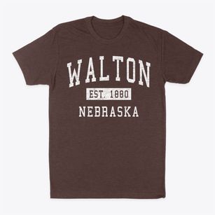 Walton Nebraska Classic Established Classic Dad T-Shirt
