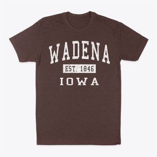 Wadena Iowa Classic Established Classic Dad T-Shirt