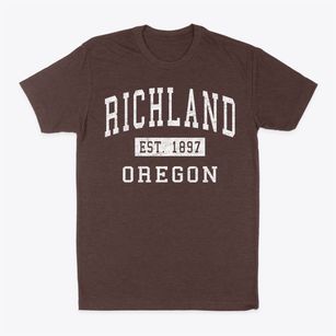 Richland Oregon Classic Established Classic Dad T-Shirt