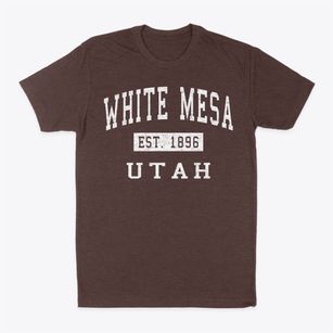 White Mesa Utah Classic Established Classic Dad T-Shirt