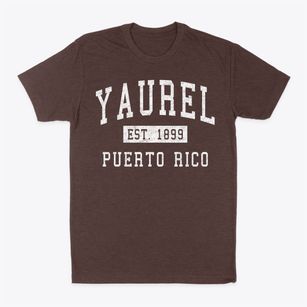 Yaurel Puerto Rico Classic Established Classic Dad T-Shirt
