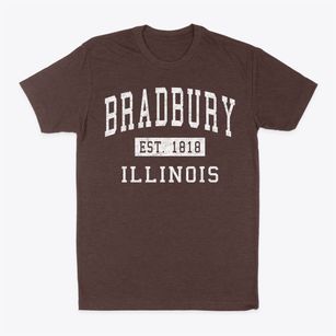 Bradbury Illinois Classic Established Classic Dad T-Shirt