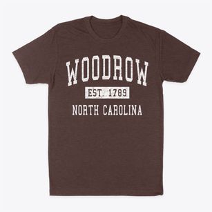 Woodrow North Carolina Classic Established Classic Dad T-Shirt